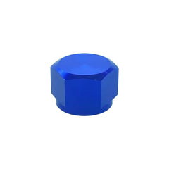 10AN Flare Cap Female w/O-Ring ORB Blue