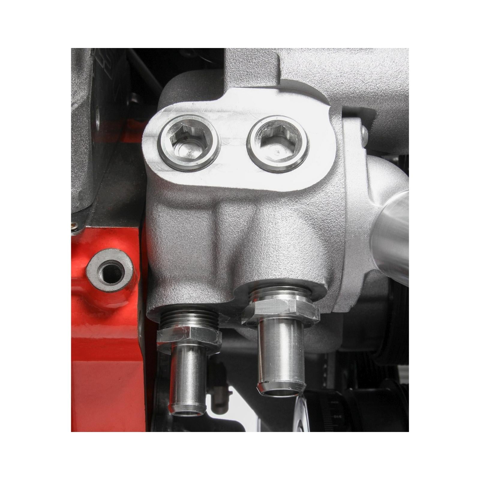Premium Mid-Mount Complete Accessory System GM Gen V LT4 Wet Sump Engines- Black Finish Complete GM Gen V LT4 Accessory Drive System W/ Alt, P/S, A/C, Water Pump, Belts, and Hardware Holley