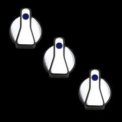 Billet Regular AC Knobs UPR (fits 89-04 Ford Mustang)