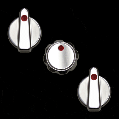 Billet Slimline with Climate Control AC Knobs UPR (fits 89-04 Mustang)