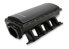 Fabricated Race Series Intake Manifold GM Ls3/L92 90Mm Black Hi-Ram Sheet Metal Fabricated Intake Manifold Race Series W/ Removable Top, Throttle Body Spacer & Fuel Rail Kit W/ Logo Black Sniper EFI