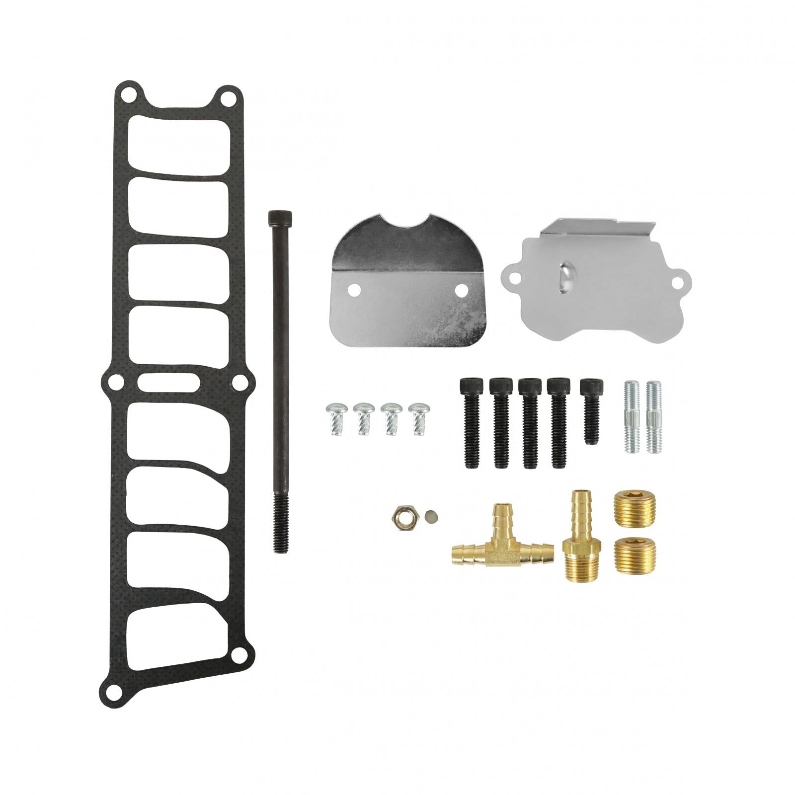 Systemax Intake Ford Small Block V8 Black Ceramic Coated EFI Intake Manifold 1986-1995 5.0L Upper and Lower E.O Legal Black Ceramic Coated Finish Holley