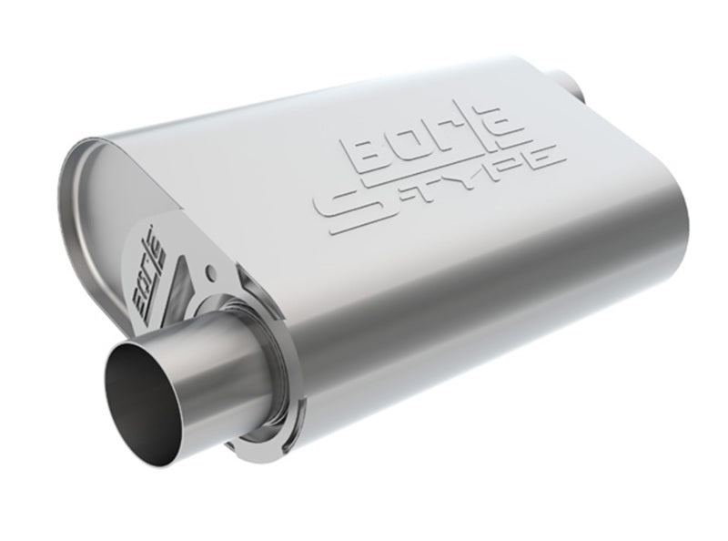 Borla CrateMuffler LS3 S-Type 2.50in Offset/Offset 14inx4.35inx9in Oval Muffler - additional view 2