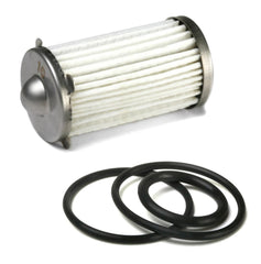 Fuel Filter Element and O-Ring Kit Fits 175 GPH HP Billet Fuel Filters 10 Micron Holley