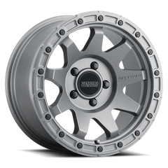 Aluminum Wheels 17x8.5 MR317 Bolt Pattern 5 On 127 Offset 0 Lip Size 0.83 Matte Titanium GY Method