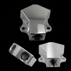 1/2" Billet Fuel Y Block (fits 79-04 Ford Mustang) UPR