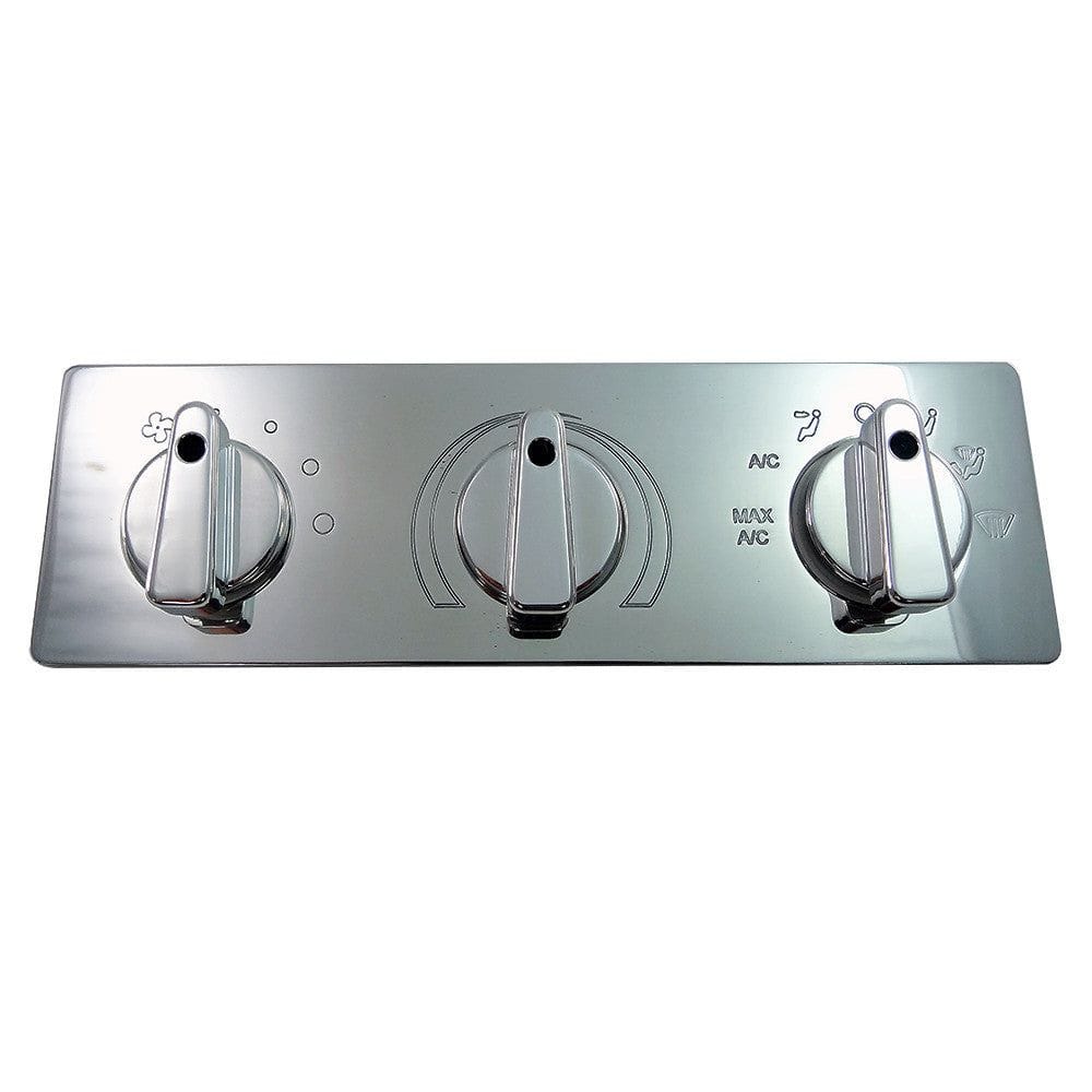 Billet AC Faceplate with AC Knobs (fits 90-04 Mustang) UPR