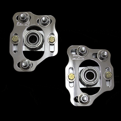 Billet Caster Camber Plates (fits 90-93 Ford Mustang) UPR