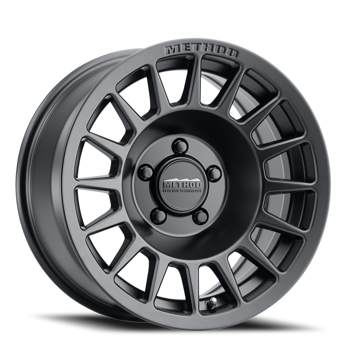 Aluminum Wheels 18x8.5 Bead Grip MR707 Bolt Pattern 5 On 114.3 Offset 38 Lip Size 0 Matte Black MB Method