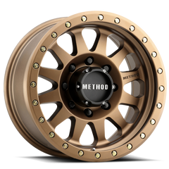 Aluminum Wheels 17x8.5 Double Standard MR304 Bolt Pattern 8 On 165.1 Offset 0 Lip Size 2.6 Method Bronze BRZ Method