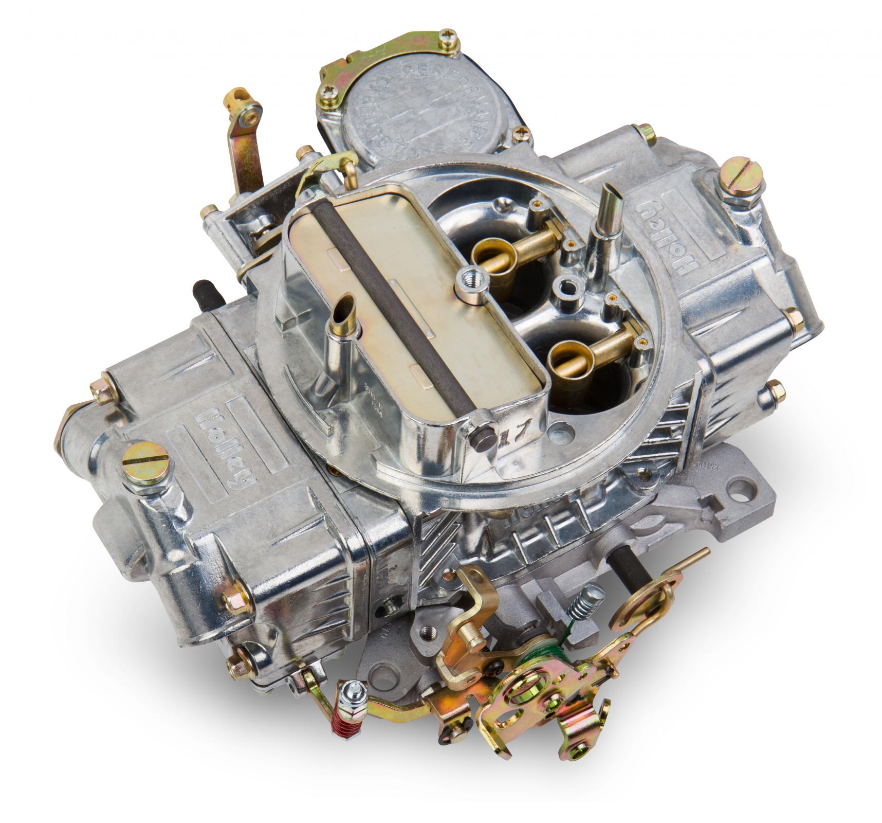 Classic Carburetor 750 CFM 4160 Vacuum Secondaries Choke Type Manual Shiny Gasoline Holley