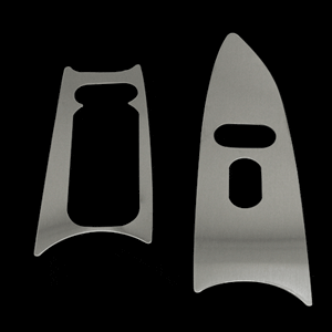 Stainless Steel Window Switch Plates (fits 94-04 Ford Mustang) UPR