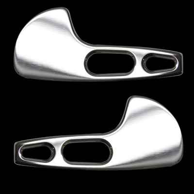 Billet Flat with Holes Door Handle Kit (fits 94-04 Ford Mustang) UPR