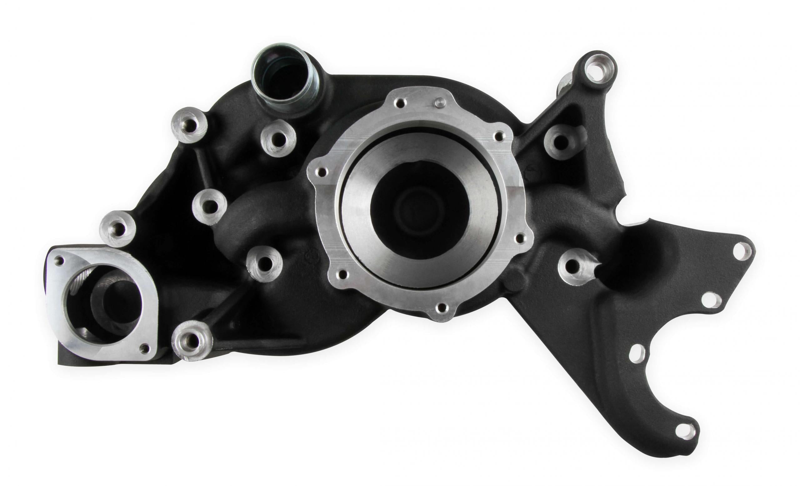 Mid-Mount Race Accessory System-Black Finish LS Engine Drive Includes Alternator, P/S Pump, Tensioner, Crank Damper, Belt, & Pulleys Holley