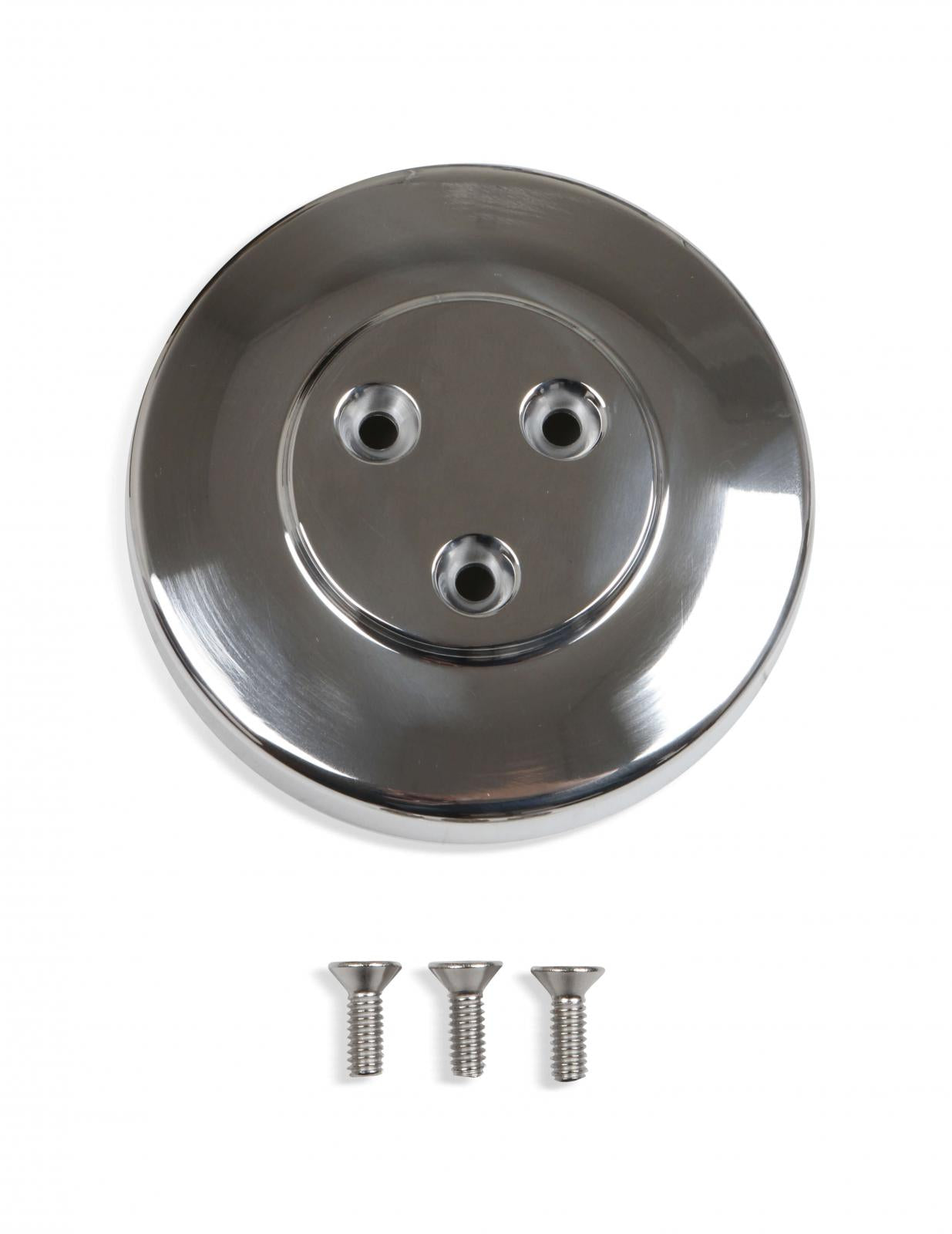 SD7 Compressor Pulley Cover Polished A/C Pulley Cover Holley