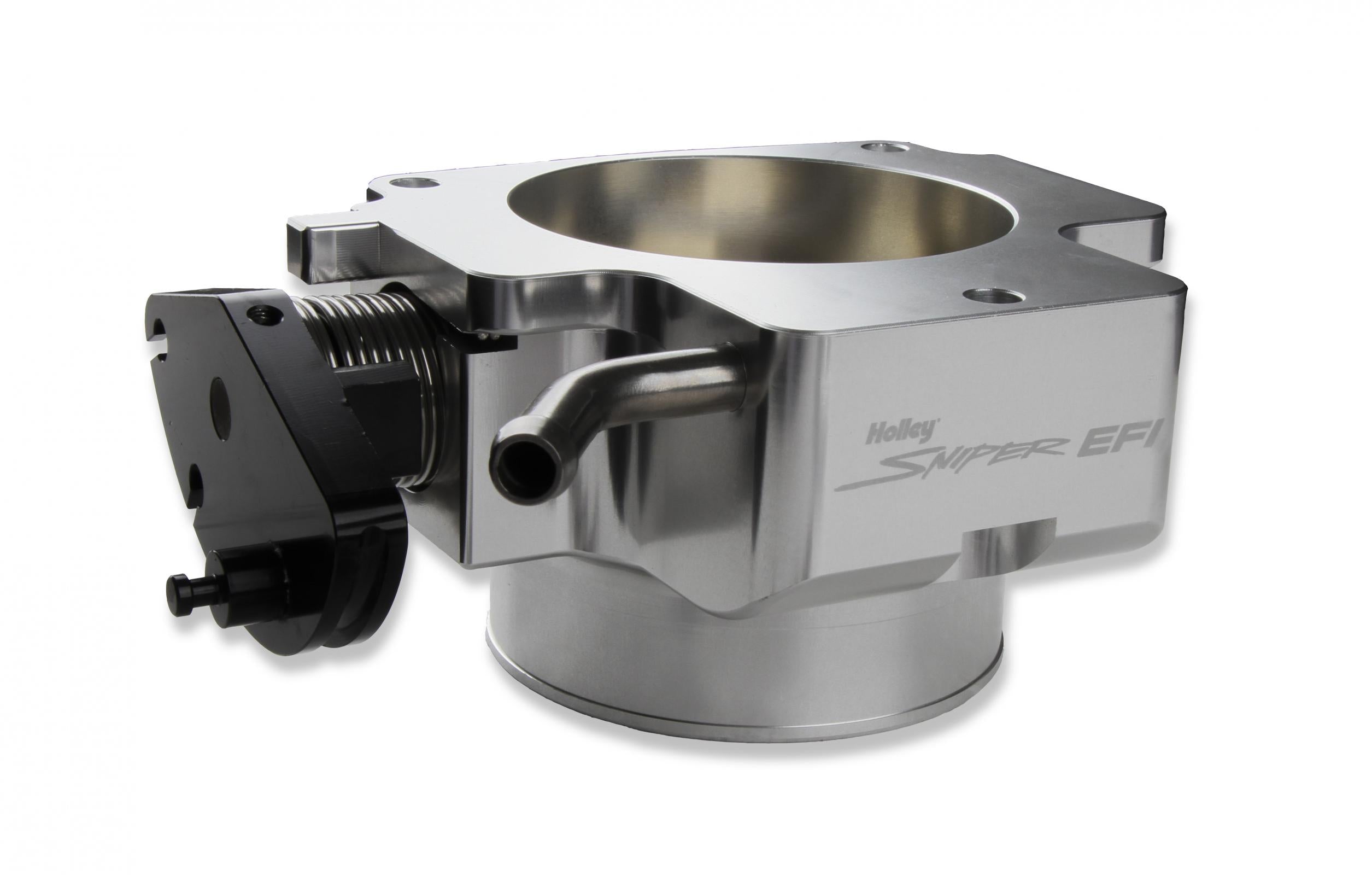 Throttle Body 85Mm Throttle Body (3-Bolt) + Spacer-Silver Finish Sniper EFI