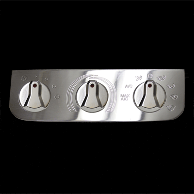 Billet AC Faceplate & Designer AC Knobs (fits 97-03 F-150) UPR