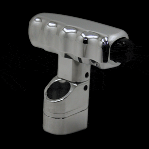 Billet Automatic T Handle with Overdrive Bracket (fits 97-04 Mustang) UPR
