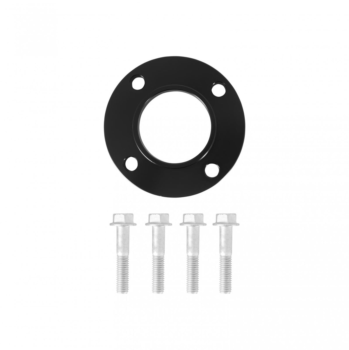 Spacer Kit, Small Block Ford Accessory Drive Crank Pulley 3.375 Damper Proper Length Crank Pulley Fasteners Included Spacer in Black Finish Holley