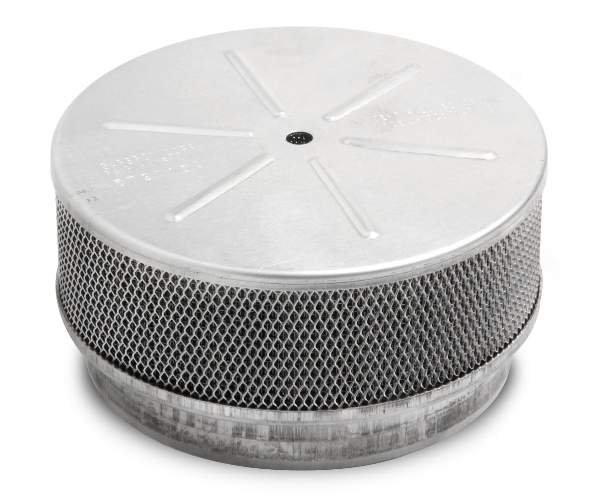 Aluminum Marine Flame Arrestor 350-600 CFM 5-3/4(A) X 2(B) X 3/4(C) X 5(D), No Vents, No Flame Tube, 350-600 Recommended CFM Holley