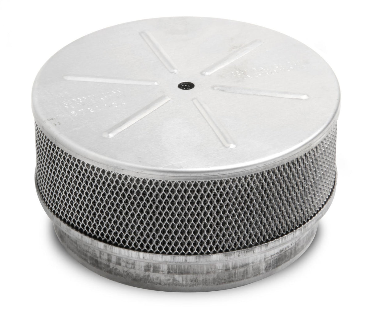 Aluminum Marine Flame Arrestor 350-600 CFM 5-3/4(A) X 2(B) X 3/4(C) X 5(D), No Vents, No Flame Tube, 350-600 Recommended CFM Holley