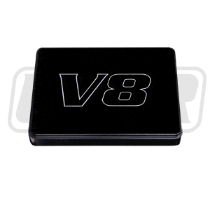Billet Fuse Box Cover Black Engraved (fits 98-04 Ford Mustang) UPR