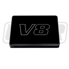 Billet Fuse Box Cover Black Engraved (fits 98-04 Ford Mustang) UPR