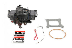 Ultra Double Pumper Carburetor 850 CFM 4150 Mechanical Secondaries Hard Core Gray Gasoline Holley