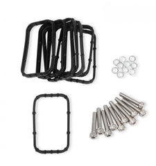 Hi-Ram Low-Profile Sheet Metal Fabricated Intake Manifold GM Ls1/Ls2/Ls6 102Mm Throttle Body Opening + Fuel Rail Kit Black With Logo Low Profile Mounting Provision For Map Sensor On Rear Of Intake Plenum Use GM #12592525 Sniper EFI