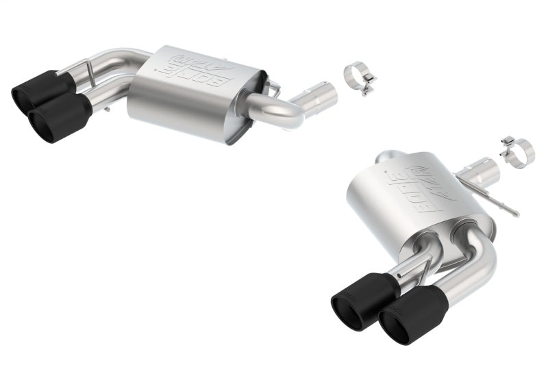 Borla 16-18 Chevy Camaro V8 SS AT/MT ATAK Rear Section Exhaust w/o Dual Mode Valves Ceramic Black - additional view