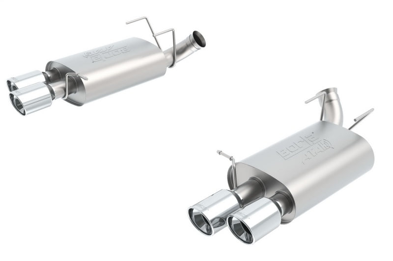 Borla 13-14 Mustang Shelby GT500 GT 5.8L V8 RWD Dual Split Rear Exit ATAK Exhaust (rear section only) - additional view