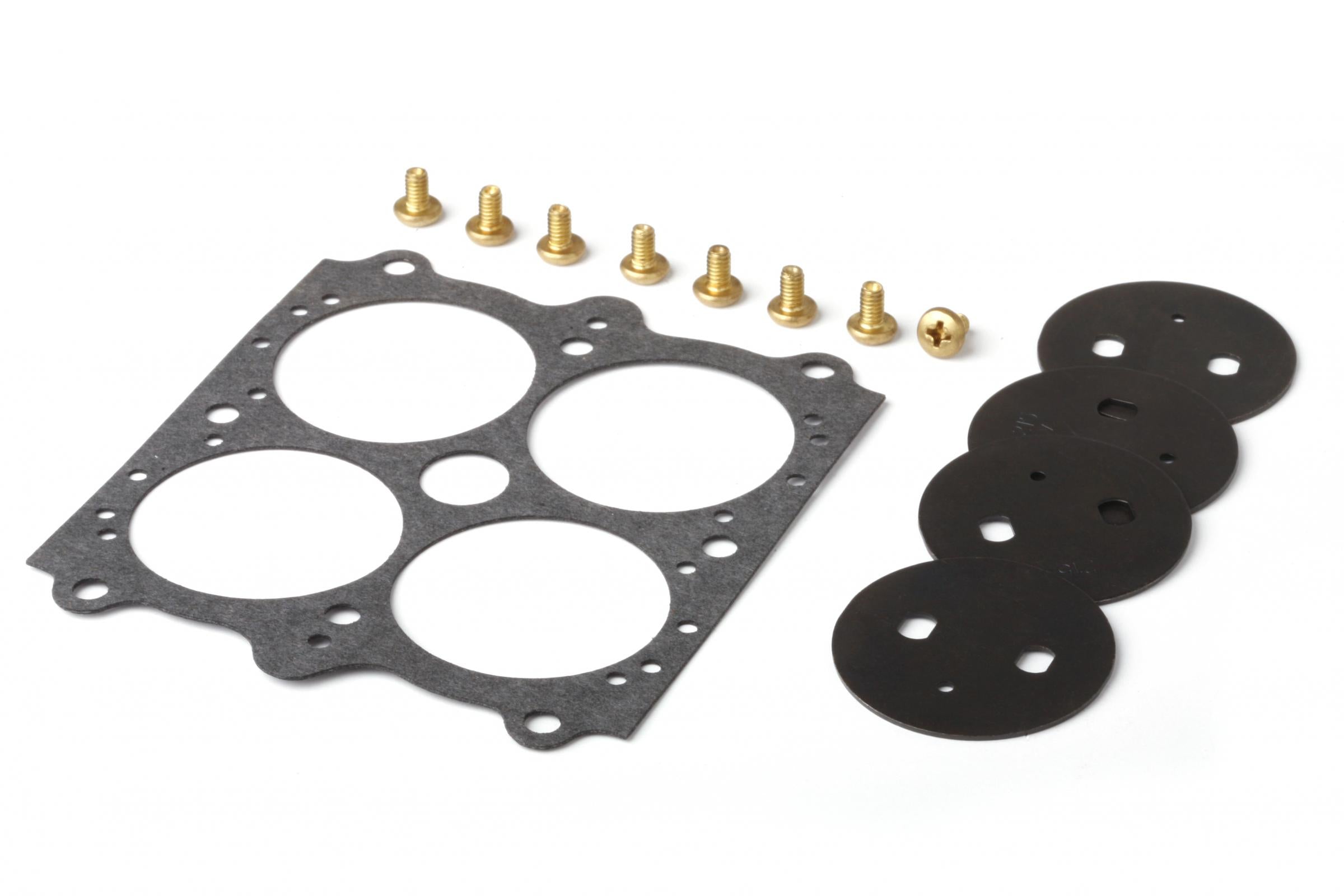 Carburetor Throttle Plate Kit 1-11/16 Plate Diameter 0.093 Hole Size Holley