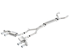 Borla 2017+ Chevy Camaro ZL1 6.2 ATAK Catback Exhaust w/ Dual Split Rear Exit - additional view