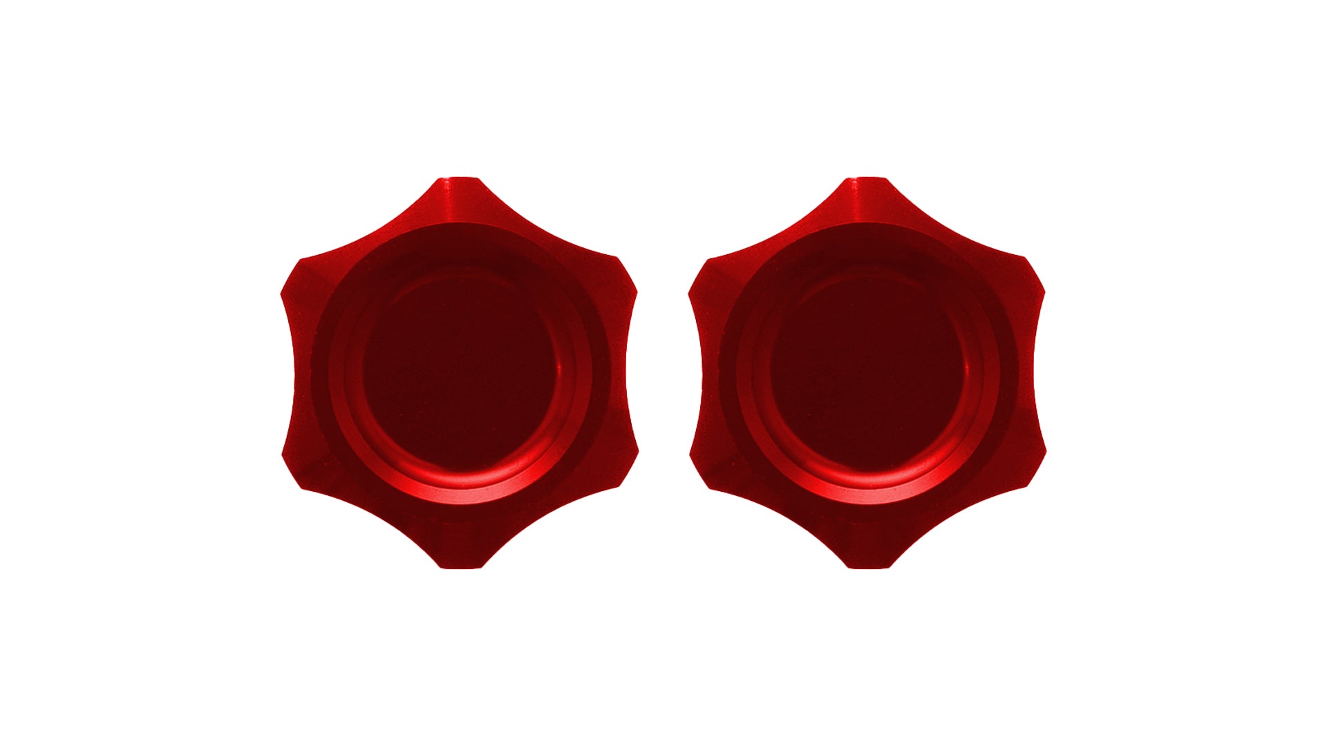 Billet AC Line Cap Kit Red