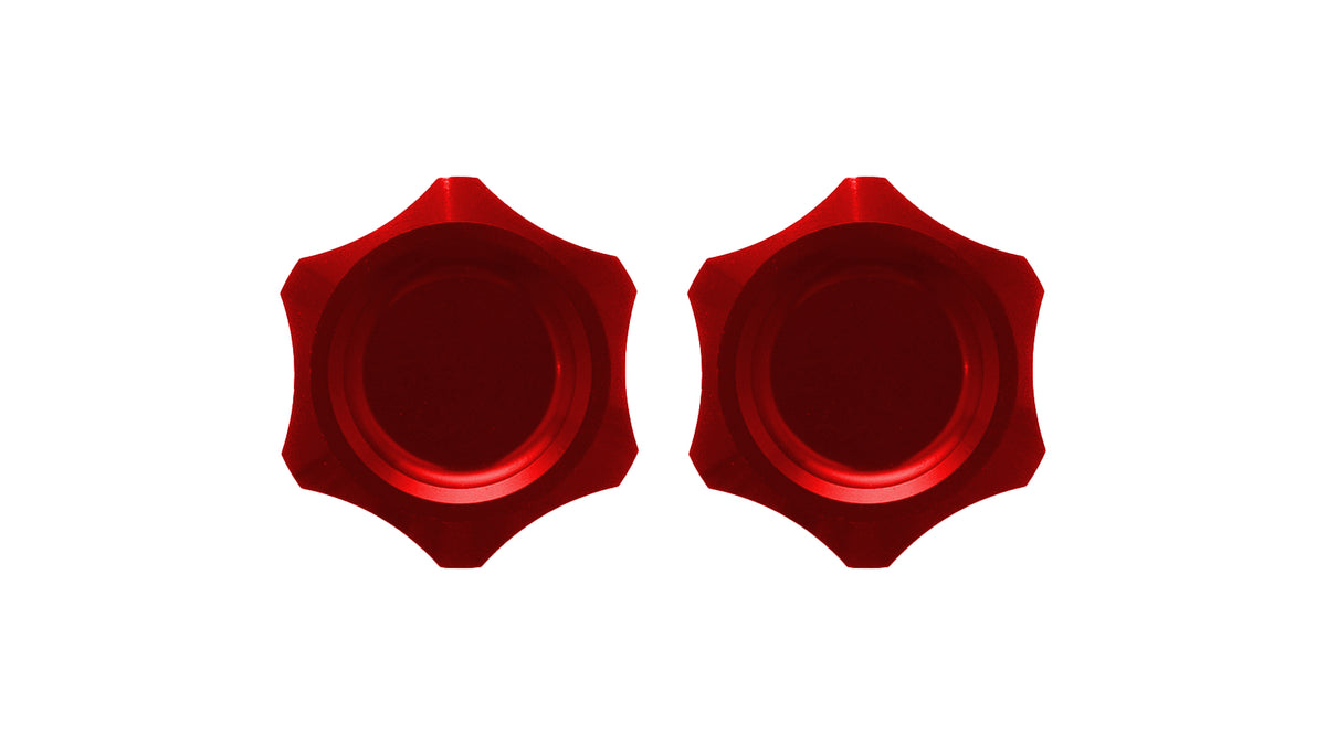 Billet AC Line Cap Kit Red