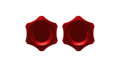 Billet AC Line Cap Kit Red