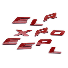 Lower Door Replacement Letters Red (fits 20-26 Ford Explorer) UPR
