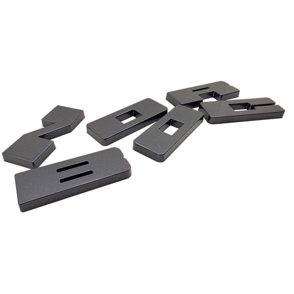 Grille Letter Covers Overlays (fits 21-26 Ford Bronco) AMP