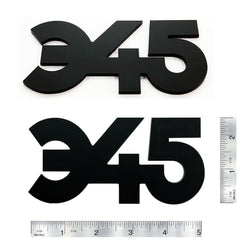 Custom 345 Emblem Pair (fits Charger Challenger) Badge