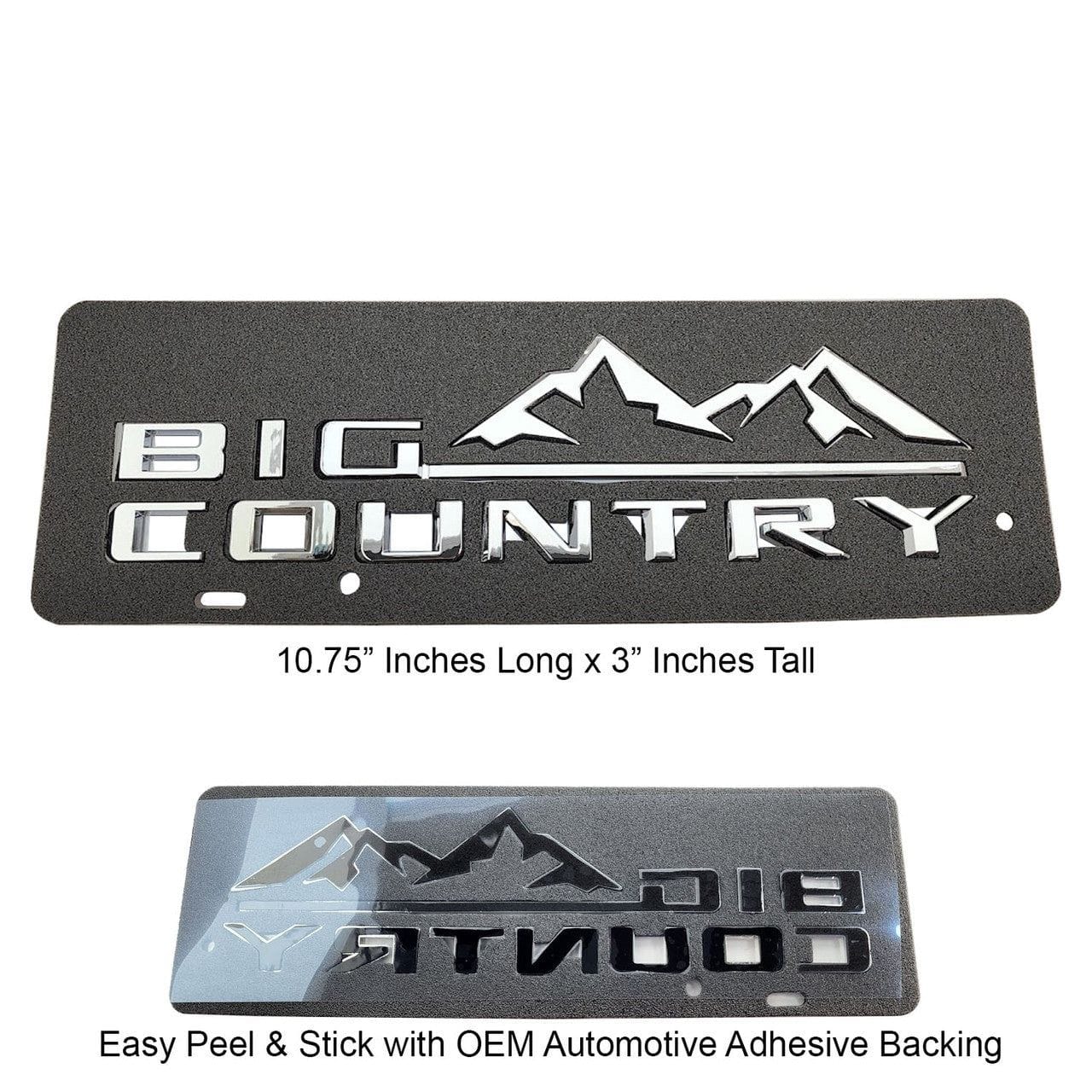 Big Country Emblem (fits Silverado Sierra Tahoe F150 Universal)