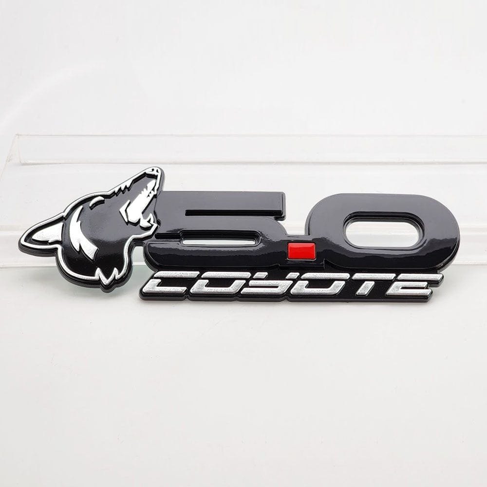 Howling Coyote Head Rear Deck Lid Emblem (fits 15-23 Mustangs & F150) VA 2-296-717