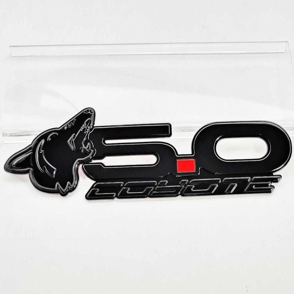 Howling Coyote Head Rear Deck Lid Emblem (fits 15-23 Mustangs & F150) VA 2-296-717