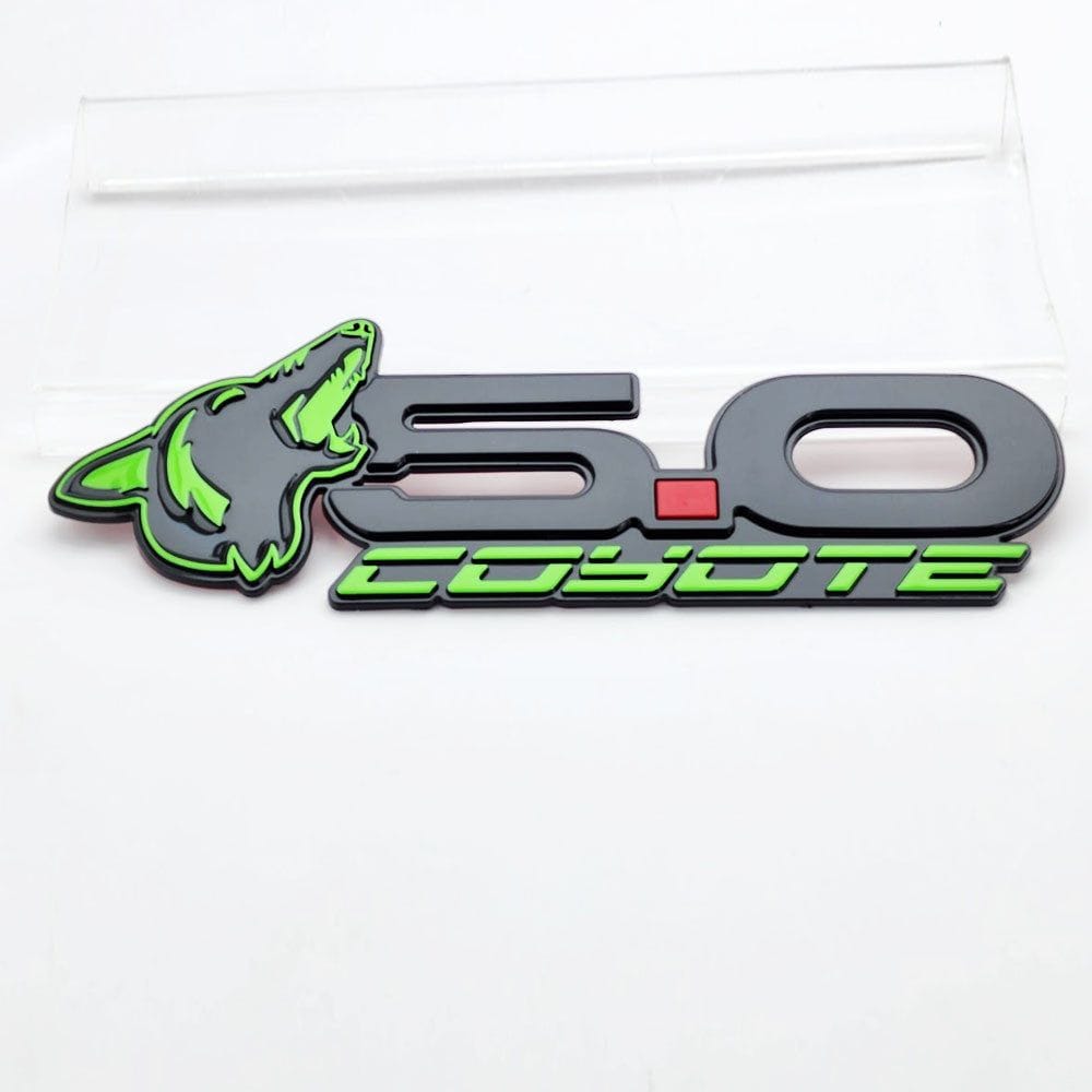 Howling Coyote Head Rear Deck Lid Emblem (fits 15-23 Mustangs & F150) VA 2-296-717