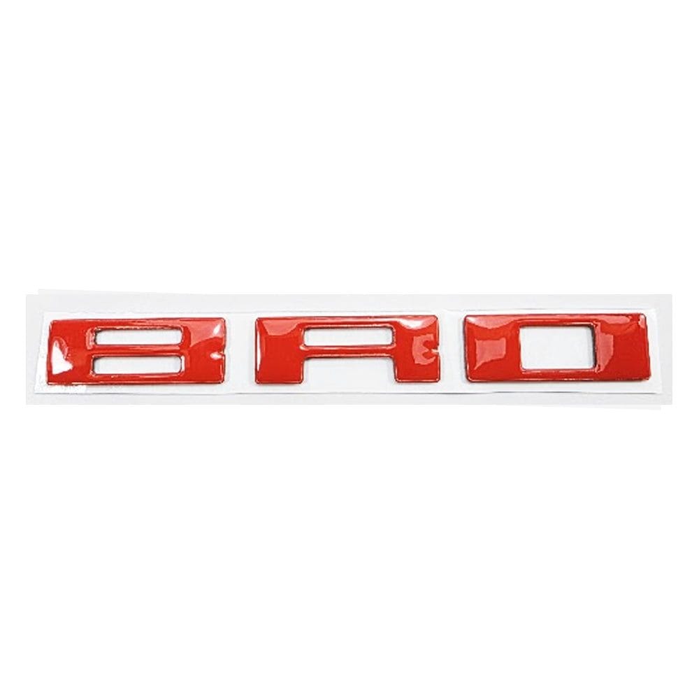 Raised Dash Letter Inserts (fits 21-26 Ford Bronco) AMP