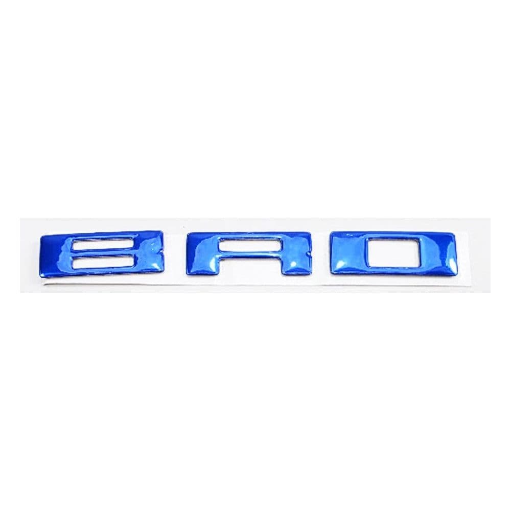 Raised Dash Letter Inserts (fits 21-26 Ford Bronco) AMP