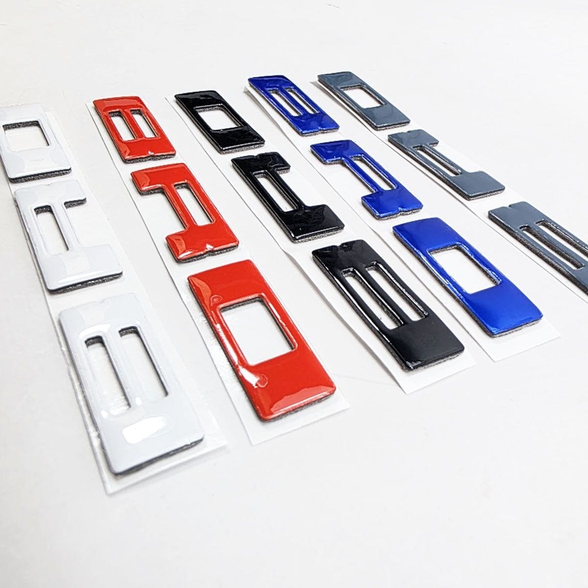 Raised Dash Letter Inserts (fits 21-26 Ford Bronco) AMP