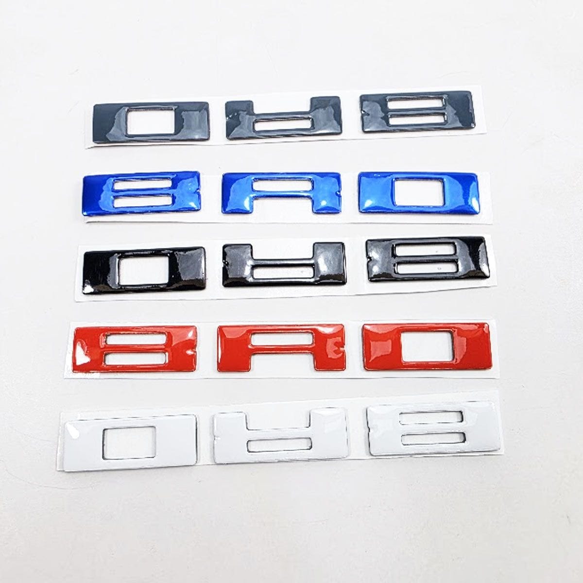 Raised Dash Letter Inserts (fits 21-26 Ford Bronco) AMP