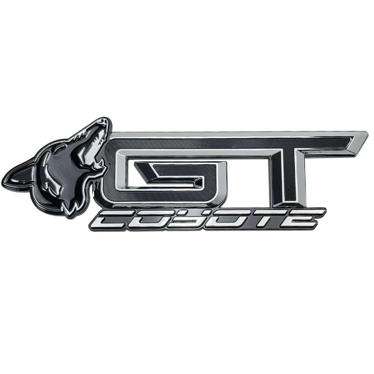 Howling Coyote GT Decklid Emblem (fits 24-26 Mustang & 15-23 Mustang) VA 2-478-404