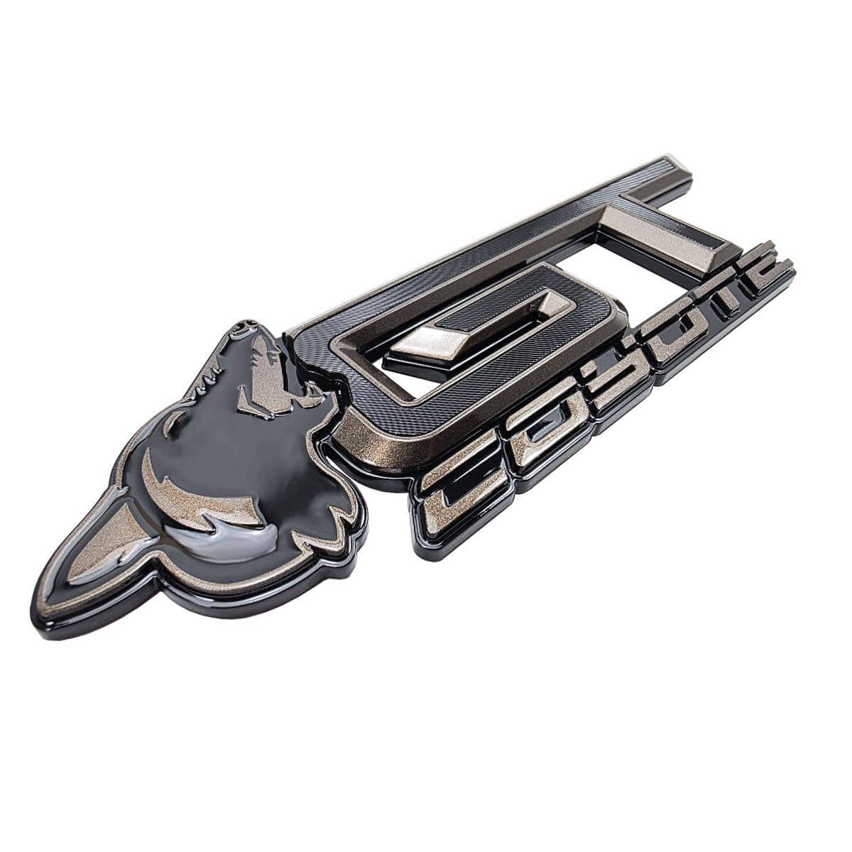 Howling Coyote GT Decklid Emblem (fits 24-26 Mustang & 15-23 Mustang) VA 2-478-404