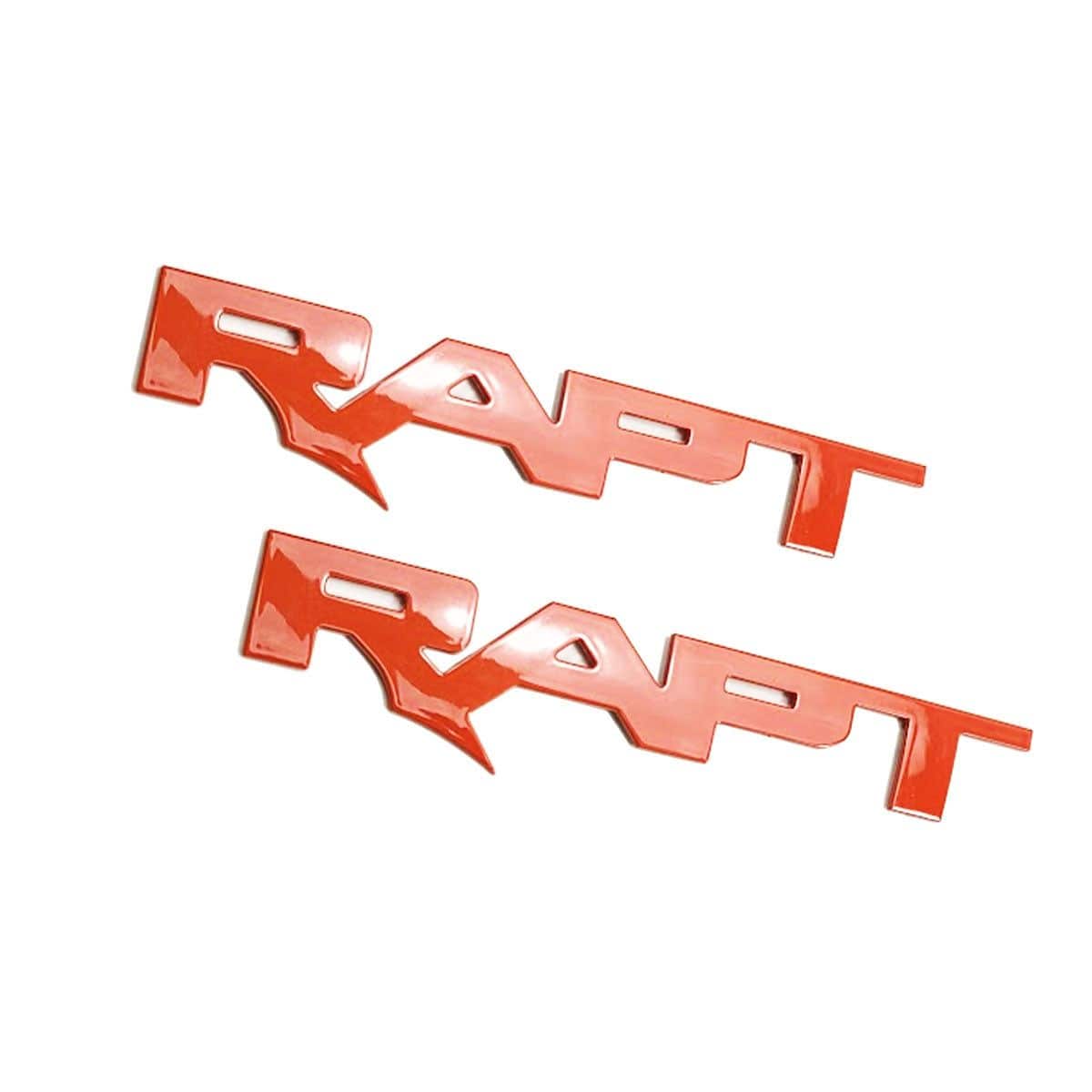 ABS Emblem Hood Inserts Letters Pair (fits 22-26 Ford Bronco Raptor) AMP